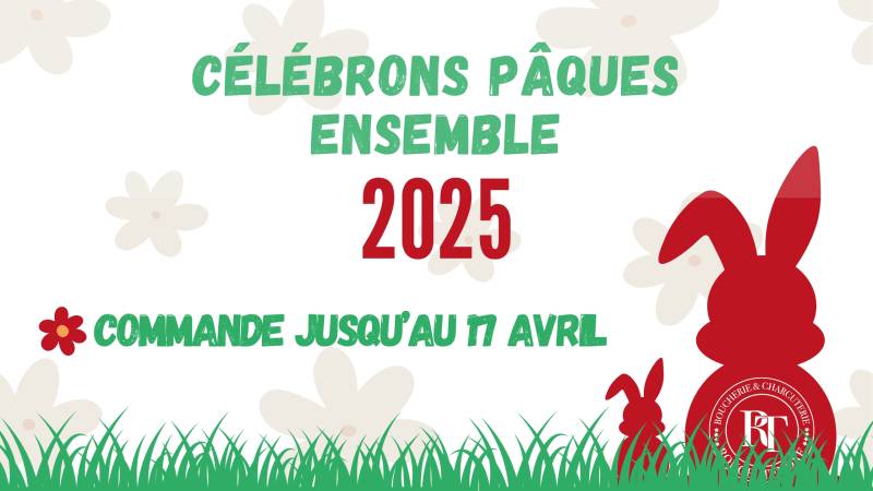 Célébrons Pâques ensemble avec Rouge Tendre !